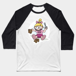 Little girl with her ... hm ... teddy Baseball T-Shirt